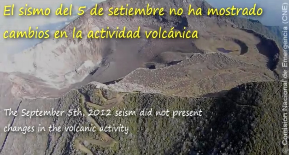 Volcanes después del Terremoto de Nicoya
